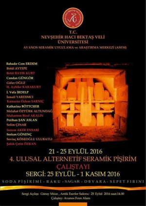 "4. ULUSAL ALTERNATÄ°F SERAMÄ°K PÄ°ÅžÄ°RÄ°M Ã‡ALIÅžTAY SERGÄ°SÄ°"