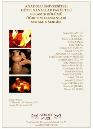"Anadolu University, Faculty of Fine Arts, Department of Ceramic, Exhibition of  İnstructors